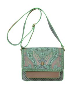 Pip Studio Cross Body Flap Kyoto Festival Green 25x7x20cm