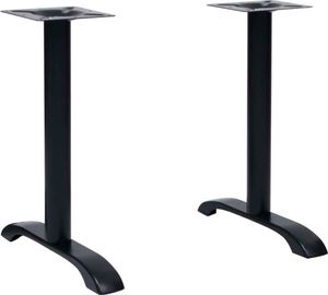 Möbel Bistrotisch-Gestelle 2 Stk. Schwarz 61x8x72 cm Gusseisen 2025