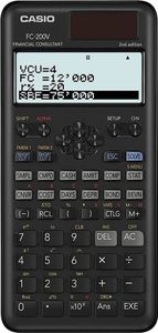 Casio Fc200v2wet Wissenschaftlicher Taschenrechner Silber  Silber One Size