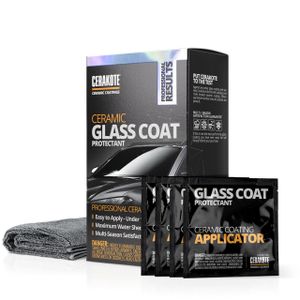 CERAKOTE Ceramic Glass Coat Protectant | Profi-Glasversiegelung auf Keramikbasis | Wasser-Abperleffekt | Versiegelung für Windschutzscheibe