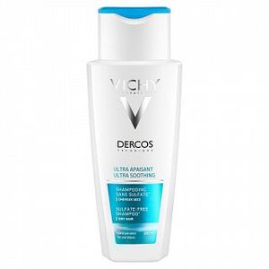 Vichy Dercos Ultra Soothing Sulfate-Free Shampoo Dry Hair Shampoo ohne Sulfat für sehr trockenes und empfindliches Haar 200 ml