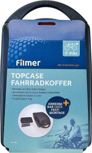Filmer Premium 49650 On-Top Case Fahrradkoffer für Gepäckträger