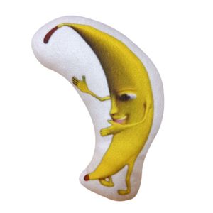 Leap Ein Big Banana Voice-Schlüsselanhänger, süßer, lustiger, kreativer Puppentaschenanhänger für die Plüsch-Sprachpuppe „Bester Freund“. - A