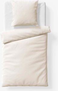 Fleuresse Black Premium Lyocell Uni Bettwäsche, ecru Größe: 220x240 cm