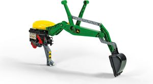 Hecklader Backhoe John Deere grün