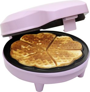 Bestron Waffeleisen für klassische Herzwaffeln, Retro Design, Sweet Dreams, 700 Watt, Rosa Bestron Waffeleisen für klassische Herzwaffeln, Retro Design, Sweet Dreams, 700 Watt, Rosa