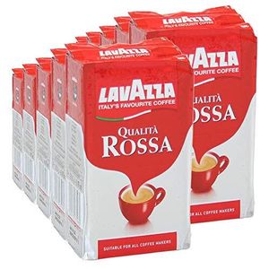 10x Lavazza Gemahlener Kaffee - Qualità Rossa caffe', italian coffee 250g