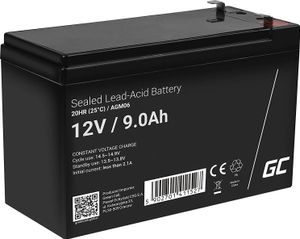 Green Cell® AGM 12V 9Ah Akku VRLA Blei-Batterie Bleiakku Ersatzakku Gelakku Akkubatterie Zyklenfest Unbemann UPS | USV | Notstrom | USV-Anlage |UPS -Anlage | Backup-Batterie | Batteriebackup
