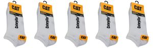 15 Paar Caterpillar AV775 CAT Herren Damen Kurze Socken Sneakers - Farbe: weiß - Größe: 43-46