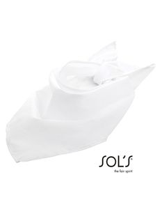 SOLS Unisex šatka 01198 Weiß White 62 x 62 x 80 cm