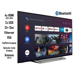 Toshiba 43UA3A63DG 43 Zoll Fernseher (4K UHD, HDR Dolby Vision, Android TV)