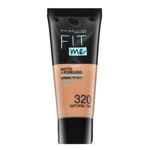 Maybelline Fit Me! Foundation Matte + Poreless 320 Natural Tan Flüssiges Make Up mit mattierender Wirkung 30 ml