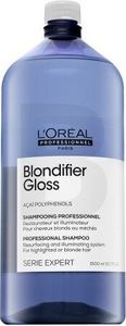 L´Oréal Professionnel Série Expert Blondifier Gloss Shampoo aufhellendes Shampoo für blondes Haar 1500 ml