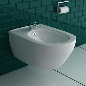 Alpenberger Wand-Hänge Bidet mit Hahnloch und Überlaufschutz | Optimal zur Intimreinigung | Hochwertiges Wand-Hänge-Bidet mit Befestigungssatz für Wandmontage | Modernes & Elegantes Design Alpenberger Wand-Hänge Bidet mit Hahnloch und Überlaufschutz | Optimal zur Intimreinigung | Hochwertiges Wand-Hänge-Bidet mit Befestigungssatz für Wandmontage | Modernes & Elegantes Design