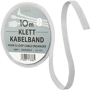 50 x Klettband Kabelklett 500 x 50 mm gelb Kabel Klett Band Binder Kabelbinder 