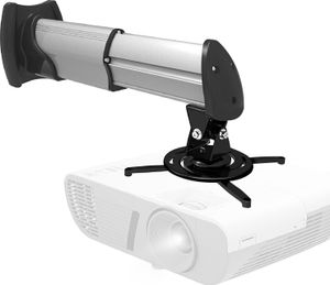 Duronic PB10XM Beamer Halterung | Projektor Deckenhalterung | Universal Wandhalterung | Halterung für Video-Projektor | drehbar und schwenkbar | Heimkino | Traglast bis zu 15 kg