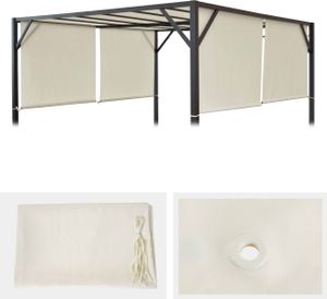 Náhradní kryt pro střešní pergolu Pavilion Baia 3x4m  krémový