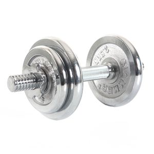HAMMER Hanteln und Gewichte 10 kg Kurzhantel-Set, Chrom