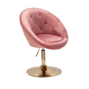 FineBuy Loungesessel Drehstuhl Clubsessel Samt Cocktailsessel Barsessel Sessel