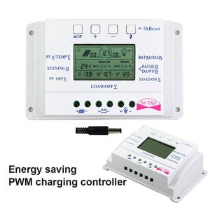 LCD -Anzeige PWM 10A 12/24 V Solar Panel Battery Reglers Ladecontroller