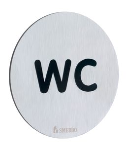 Smedbo WC-Schild / Türschild Edelstahl Smedbo WC-Schild / Türschild Edelstahl