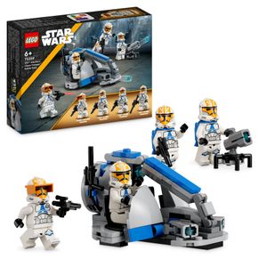 LEGO 75359 Star Wars Ahsokas Clone Trooper der 332. Kompanie – Battle Pack, The Clone Wars Spielzeug-Set mit Speeder-Fahrzeug inkl. Shootern und Minifiguren, kleine Geschenkidee für Kinder ab 6 Jahren
