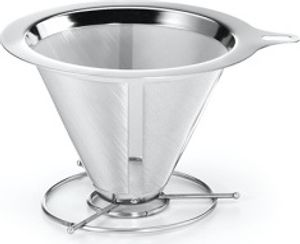 Kaffeefilter"Beneditto" Edelstahl, 4 Tassen, 0,6l H: 8cm, Ø 10cm