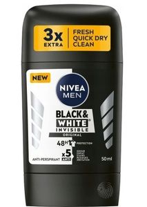 Nivea Men Black &amp/ White Invisible Original Antitranspirant Stick, 50 ml