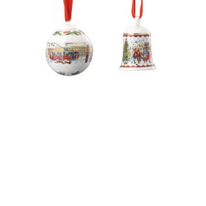 Hutschenreuther Collectors' Collection 'Christmas Sounds - Set Mini Bell/Mini Ball' 2023