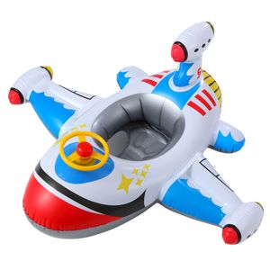 Airplane Pool Float Pool Spielzeug für Kinder,White