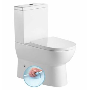JALTA Kombi-WC, spülrandlos, Abgang senkrecht/waagerecht, weiß