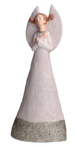 Weihnachtsdeko Engel Weihnachtsengel Deko Figur groß Greta Weiß H40cm