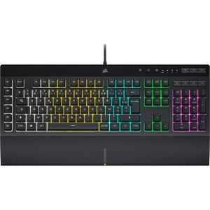 CORSAIR K55 RGB PRO Gaming-Tastatur, 5Z RGB, Gummikuppel (CH-9226765-FR)