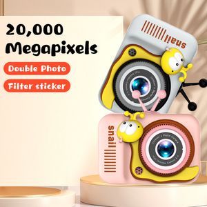 720P Kinderkamera, 20MP Digitalkamera für Jungen und Mädchen, 4x Zoom, 2,0 Zoll Bildschirm, Doppellinsen, tolles Geburtstagsgeschenk für Kinder von 3-12 Jahren