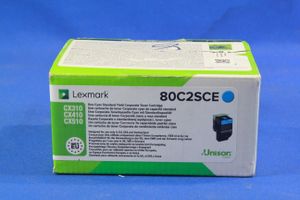Lexmark 802SCE 80C2SCE Toner Cyan (entspricht 80C2SC0 ) -B
