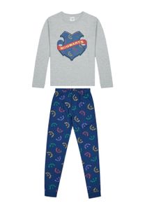 Harry Potter Hogwarts Kinder Jungen Schlafanzug Pyjama Langarm-Shirt + Schlaf-Hose, Größe Kids:158-164