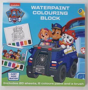 Massamarkt Paw Patrol Aquarell Block 20 Vel 20x20 cm