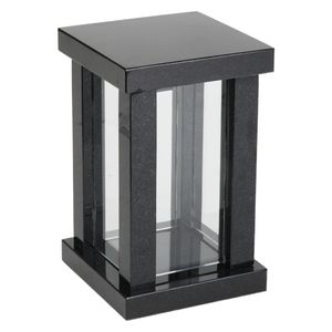 Hrobová lampa žulová švédska čierna