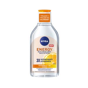 NIVEA Energy Micellar Water mit 3 Antioxidantien für alle Hauttypen 400ml