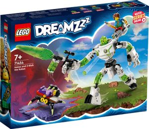 LEGO 71454 DREAMZzz Mateo und Roboter Z-Blob, kreatives Abenteuer-Spielzeug Set mit großer Roboterfigur, Jayden und Mateo Minifiguren, basierend auf der TV-Show, Spielzeug für Kinder ab 7 Jahren