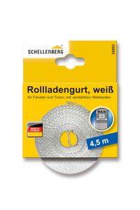 Schellenberg Rolladengurt Maxi 23 mm, 4,5 m, weiß, 34503