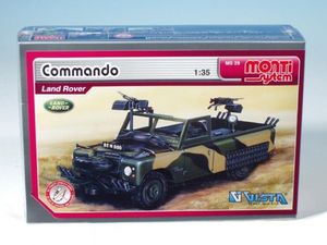 SEVA Stavebnice Monti System MS 29 Commando Land Rover 1:35 v krabici 22x15x6cm