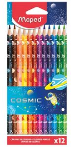 Trojhranné pastelky Maped COSMIC v kartonové krabici po 12 kusech