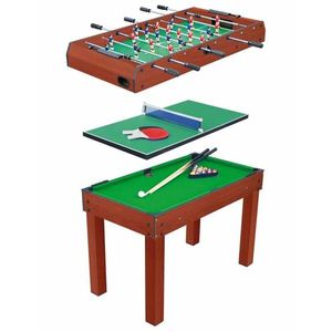 Stůl pro více her 120 x 80 x 61 cm 3 v 1
