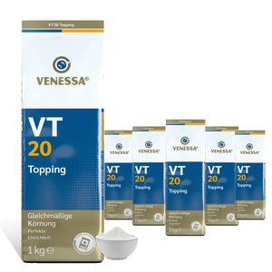 VENESSA VT 20 Topping 5 x 1kg Magermilchpulver 20% Milchanteil Kaffeemaschine Automaten geeignet