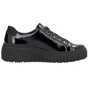 Rieker Damen Schnürschuhe 32448-36, 32448-37, 32448-38, 32448-39, 32448-40 RIE-N2501 nero/schwarz/black 39