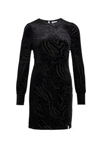 Samtiges Kleid mit Leopard Print Nicki Party Dress für Kurvige Frauen | 44