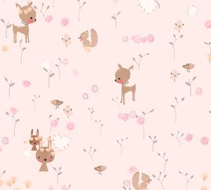 A.S. Creation škôlka tapety Chlapci a dievčatá papier tapety ružová zelená hnedá