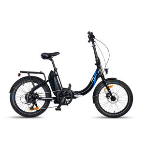 Urbanbiker Mini E-Bike Skladací bicykel 20 palcov, 36V 15Ah (540Wh) batéria, 250W motor Skladací bicykel Pedelec Black