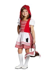Rotkäppchen Kostüm Rubi für Kinder, Größe:104